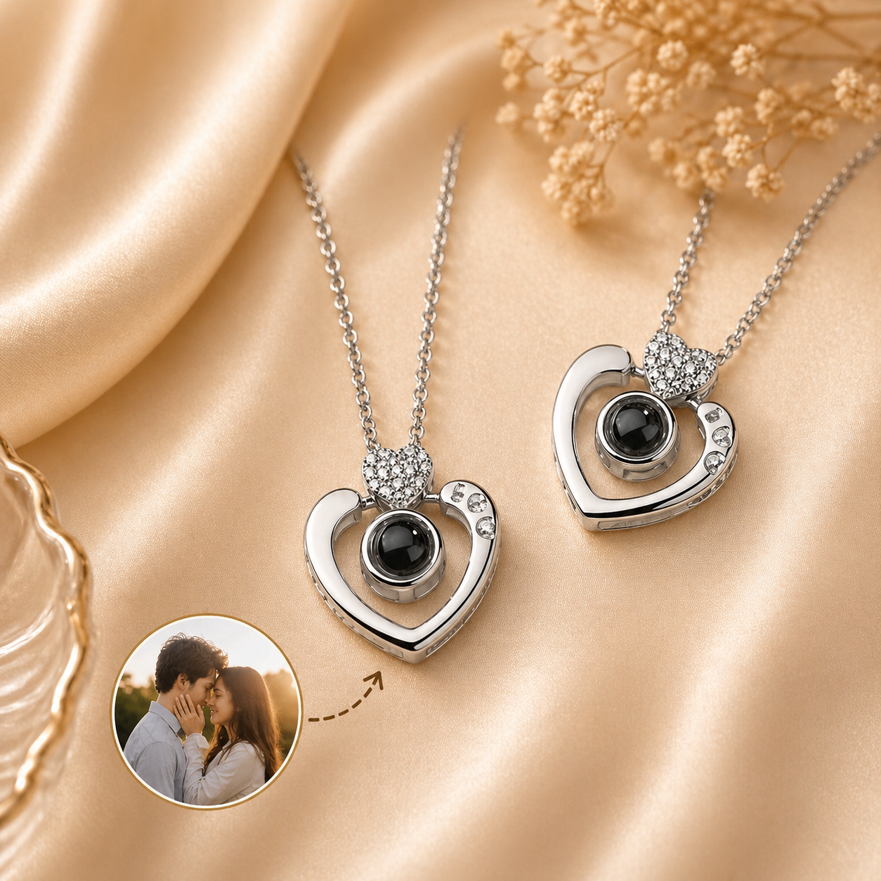 Hearts AD pendent