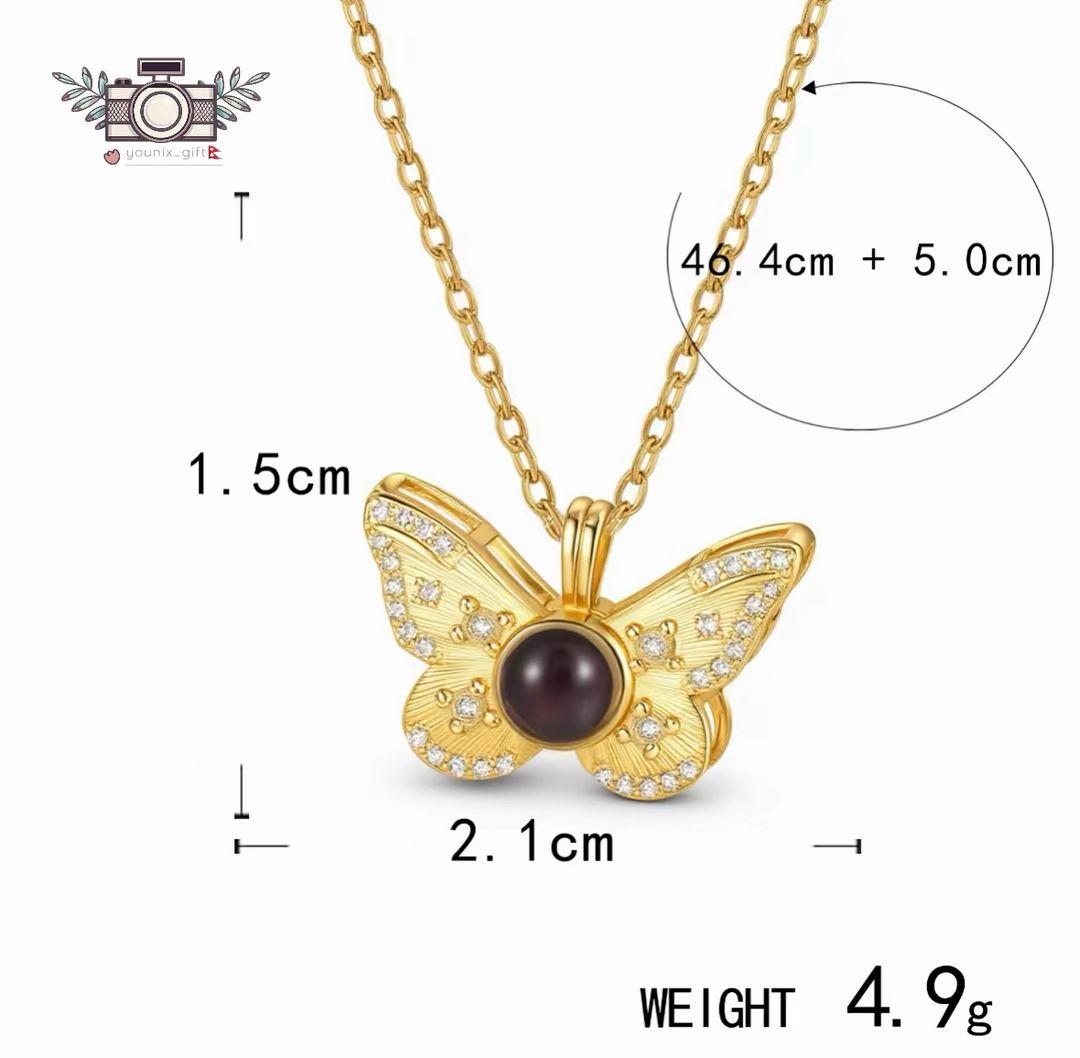 Butterfly Photo Pendent ()