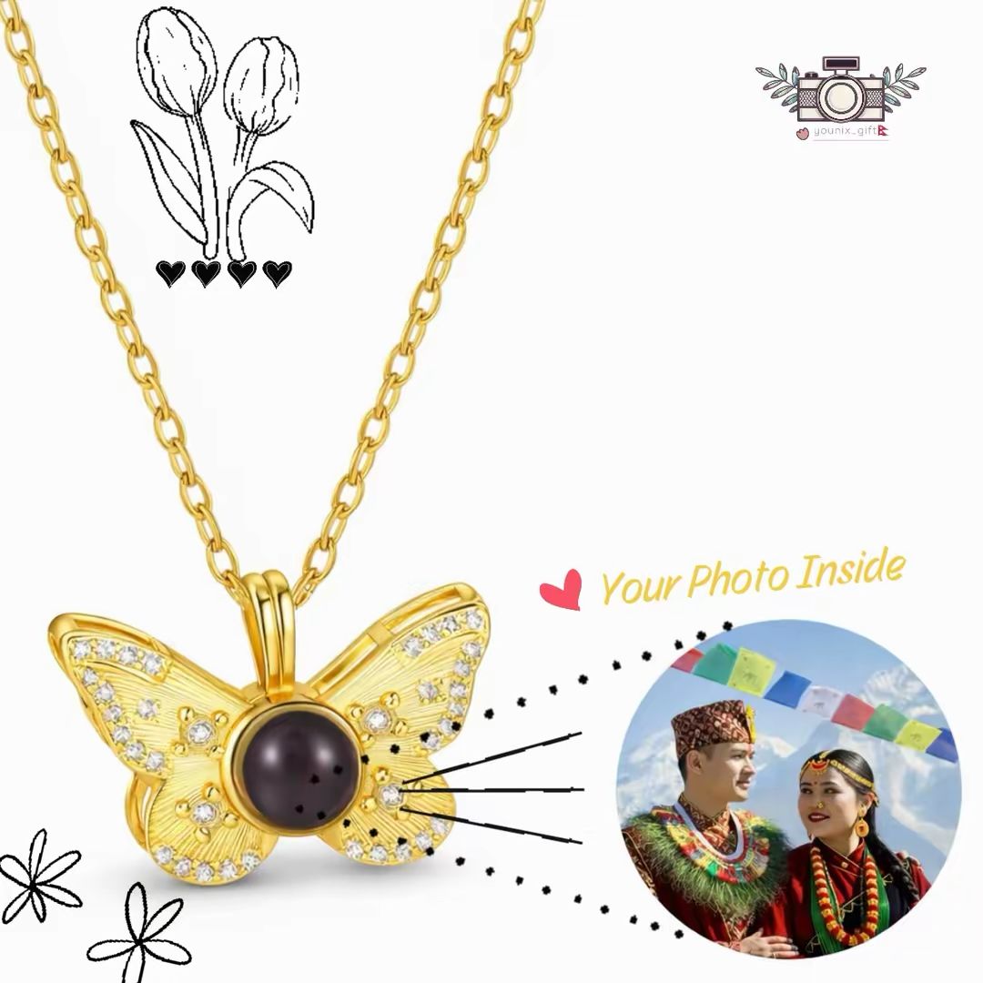 Butterfly Photo Pendent ()